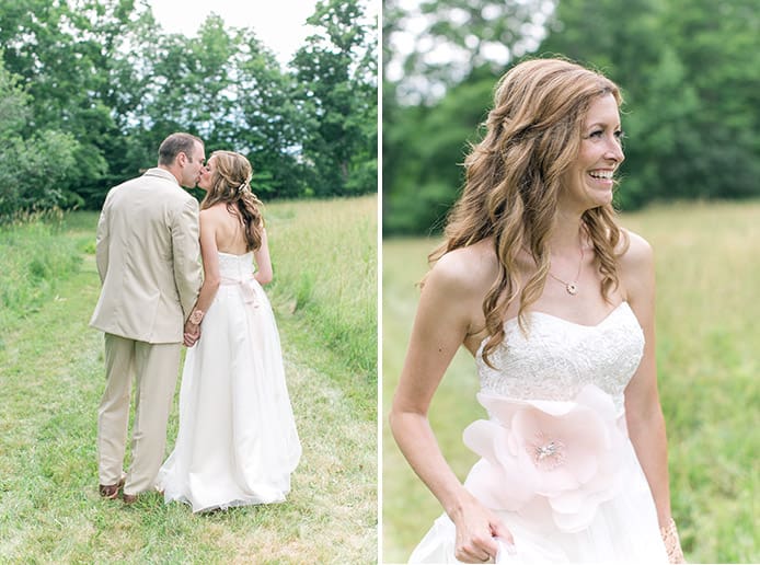 Elissa + Bill | Backyard Wedding Springfield, Vermont Wedding ...